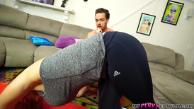 Stretching out the sexy MILF in more than one wa y