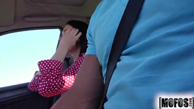 Stunning slut takes a huge facial after hot sex