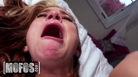 Screaming bloody murder during her first anal sesh