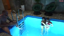 He's a fortunate . He Pokes a Supah-Pounding-Super-Hot Mummy and a Nice legal-year-elderly Nymph in a public Sauna!