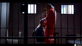 Ash-Blond Secretary Facefucked in Prison anger- Working Nymph Freeze Torn Up by Stranger
