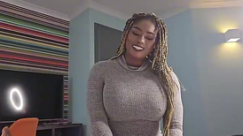 POINT OF GLANCE Seducing my Step Brother’s Large White Prick on Holiday ~ Bi-Curious-Racial ~ Ebony Xeinna Rose  BWC